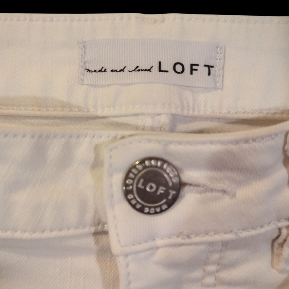 Women's White Flared Jeans - Picture 2 of 8